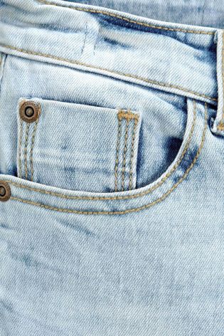 Light Blue Acid Wash Skinny Jeans (3-16yrs)